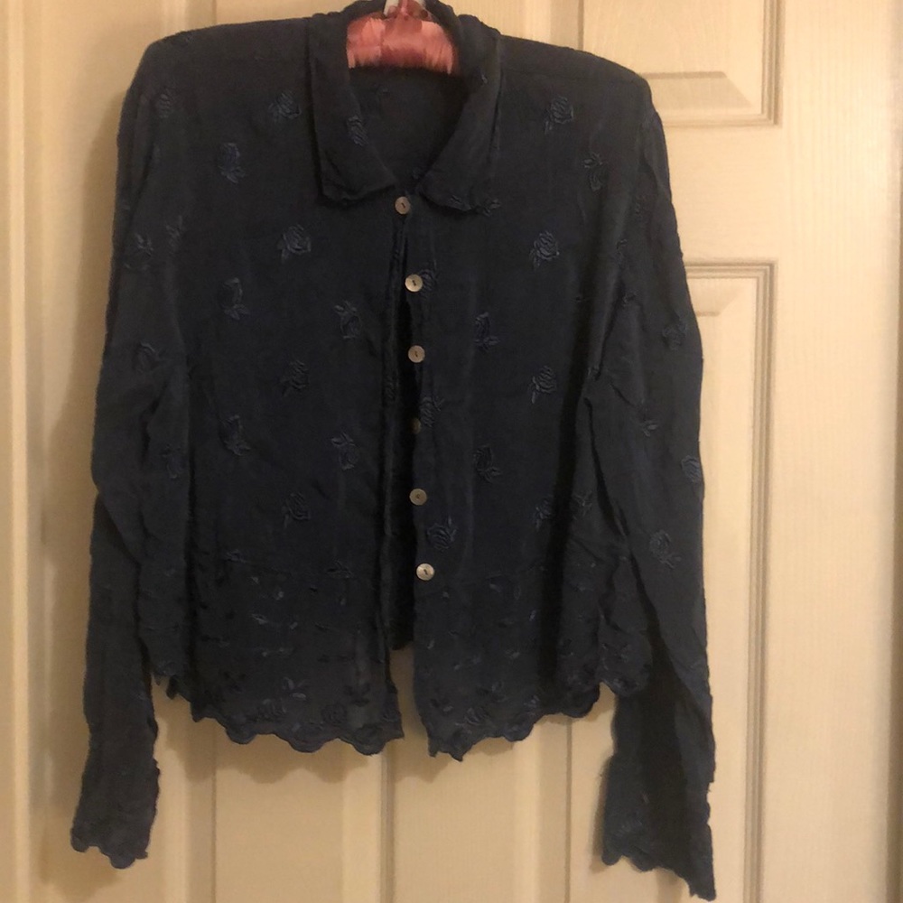 Johnny Was rayon shirt